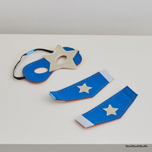 Blue Superhero Dress Up Set