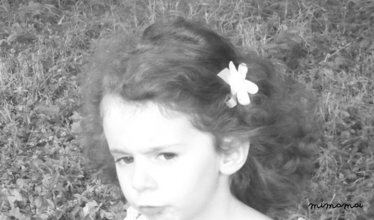 Allie Lavender Flower Hair Clip