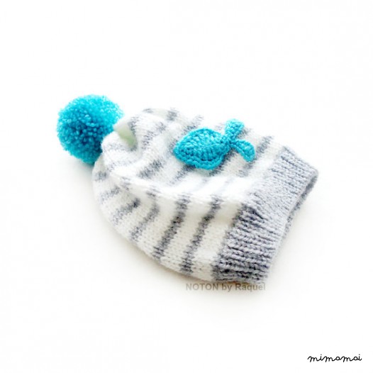 Ragazzi blu pesce berretto Beanie Boys, inverno