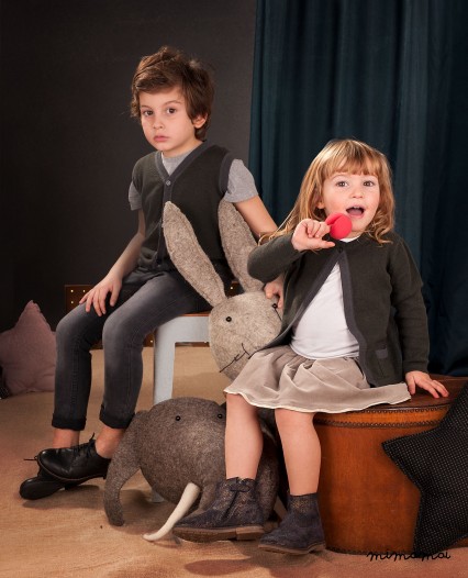 GILET FRANCY con bordo a contrasto