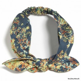 Elasticated hairband in Forest print