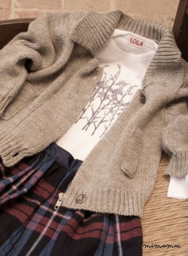 Zipped knitwear jacket