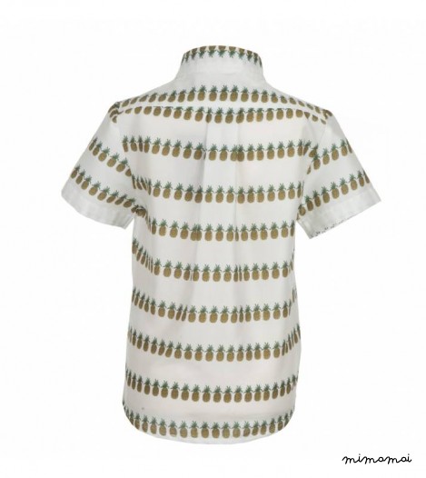 Arthur Shirt, Pineapple Heaven, Ivory