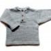 Babies/Children's Virgin wool sweater/Tshirt/Henley style/long sleeve top