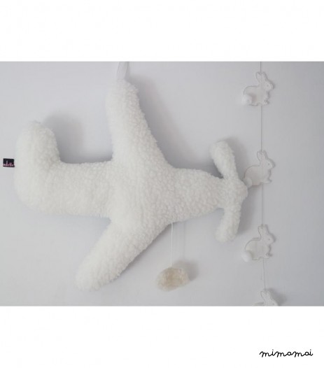 COUSSIN MUSICAL AVION MARGOT