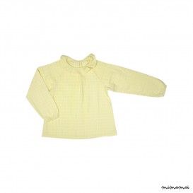Blouse en lange jaune fille Charlotte