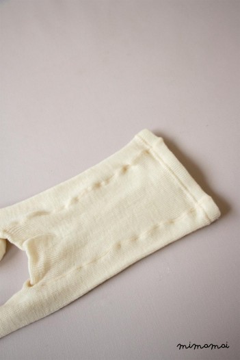 Baby merino wool tights