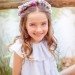 Toddler linen dress, Girls light blue dress, Toddler dress, Romantic Girls dress