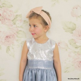 Luxury Italian Design Party Dress Gray