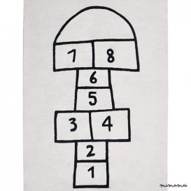 Tapis marelle pour chambre d'enfant