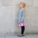 Girl's Cardigan/Merino Jacket/Hand-knitted Jacket