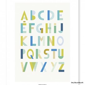 AFFICHE ( 30x40cm) - AQUA ABC