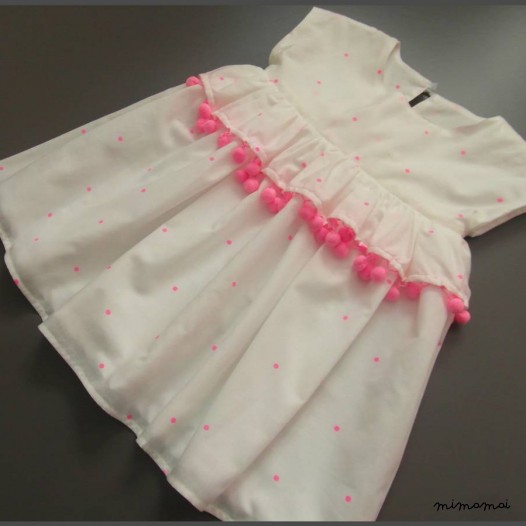 Robe "Mademoiselle Petits Pois"