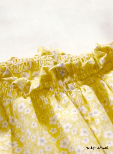 Yellow strap top