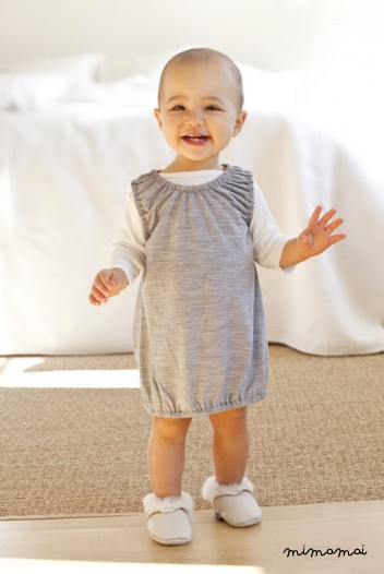Kina Infant Booties Cream