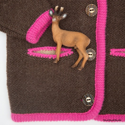 Oktoberfest Cardigan - Brown