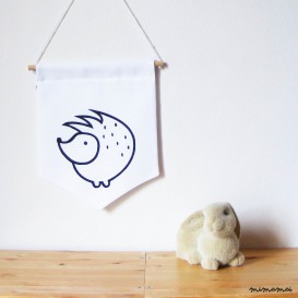 Wall Banner"Little hedgehog"