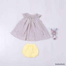 Grey dress girl, Dress girl pink suit, Smocked dress