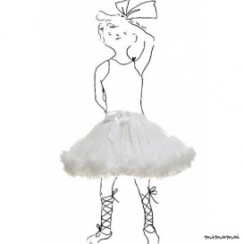 Girls Petticoat Tutu in White