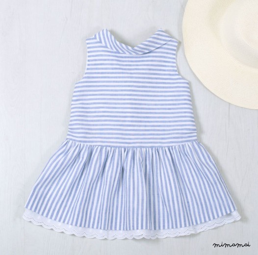 Girls linen dress, Girls clothes, Sleeveless dress, Girls linen clothing