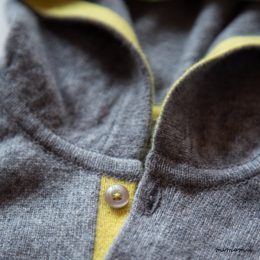 Hoody Cardigan - Dark Grey M&eacute;lange