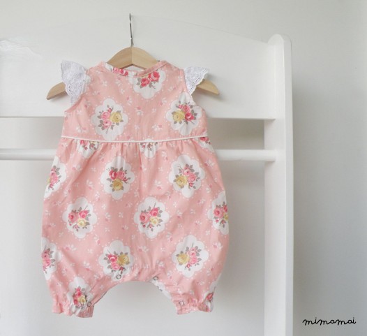 Pastel Pink Floral Romper suit
