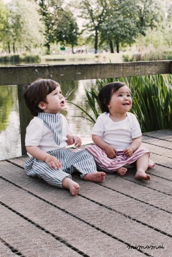 Baby harem trousers with bandana
