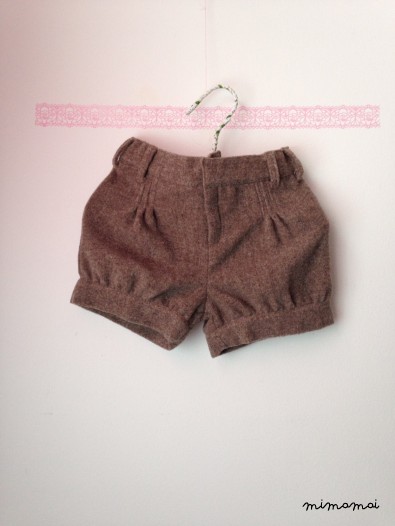 Short , Winter shorts ,Girls bubble shorts Toddler girls shorts Braun shorts