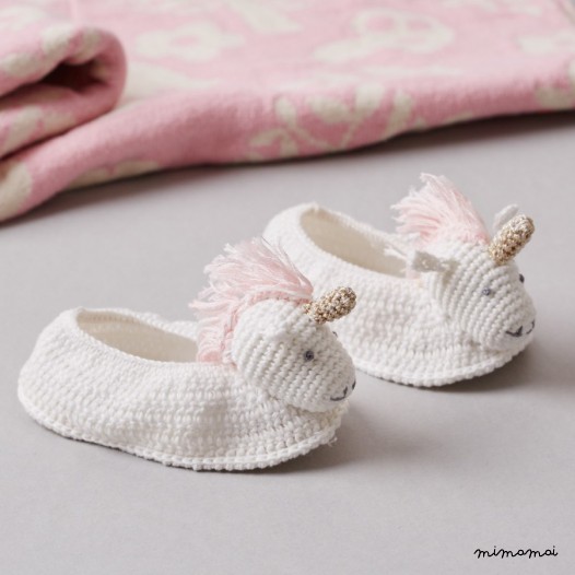 Crochet Unicorn Booties