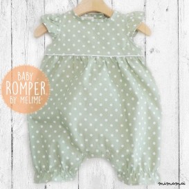 Pastel Green Baby Romper suit