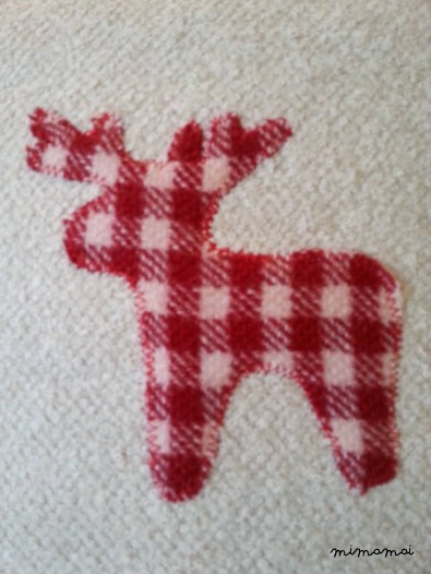 Cuscino in misto cotone/lino: renna