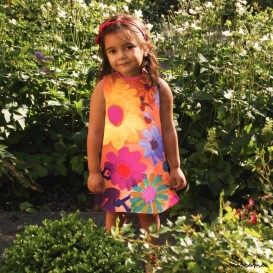 A- Sleeveless Dress Flower power