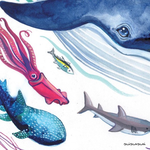 A-Dress The Mighty Blue Whale