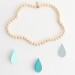 Nuage en perles de bois Marin