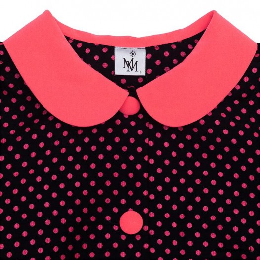 Peter Pan Collar Jacket neon pink