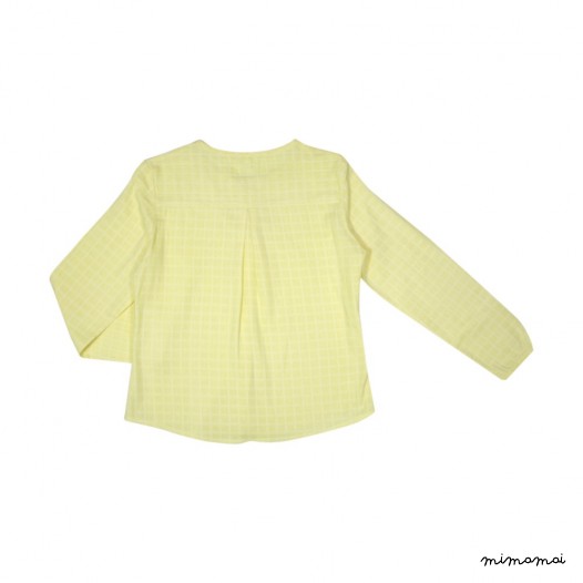 Chemise en lange jaune L&eacute;onie