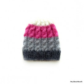 Babys Cable Knit Beanie