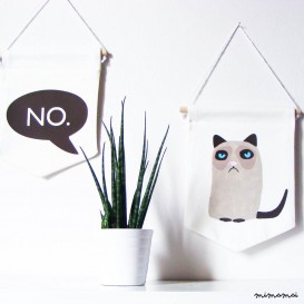 GRUMPY CAT Wall banner DUO