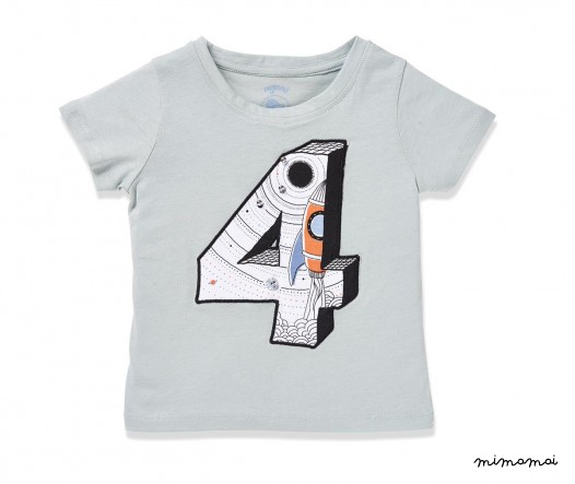 T-shirt BOYS SS #4 stone