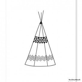 AFFICHE ( 30x40cm) - TEEPEE