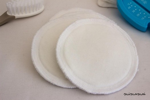 Lot de 2 coussinets d&rsquo;allaitement lavables bio