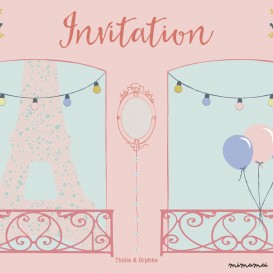 Cartes d'invitation Paris
