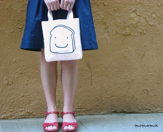 Borsa Tote Bag Sandwich &middot; Pranzo al sacco per il tuo pasto &middot; Bambini tela tote borsa &middot; Borsa pranzo
