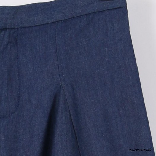Flare Capris blue denim