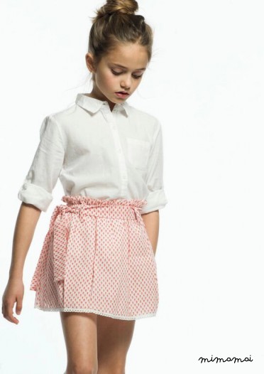 Stamped in Red skirt
