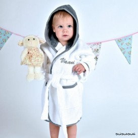 Personalised Cotton Toweling Robe