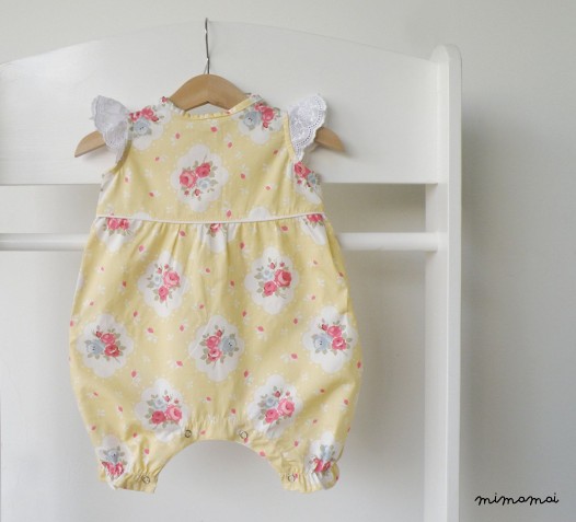 Yellow Floral Romper suit