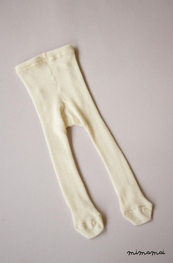 Baby merino wool tights