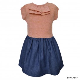 Kira Dress Coral Lurex
