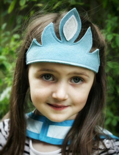 Corona di Regina di ghiaccio - Princess Crown - corona blu - Snow Queen Dress Up - Snow Queen Corona